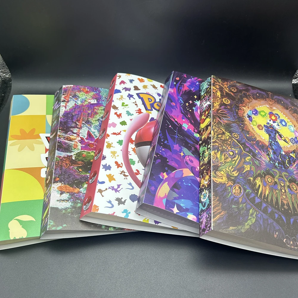 Anime PTCG Trading Card Album 240PCS Card Collection Book Portable Card Storage Folder Holder for TCG Game Cards Holiday Gifts