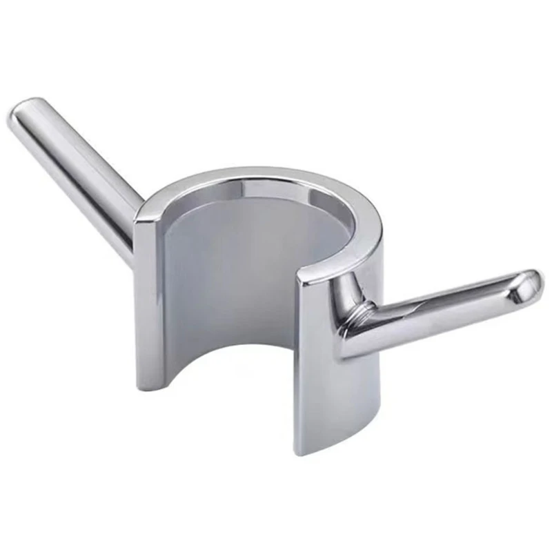 Shower Bar Hook Rustproof Shower Faucet Hook Quick Setup Shower Rod Hook Simple Installs for Hanging Towels In Bathroom