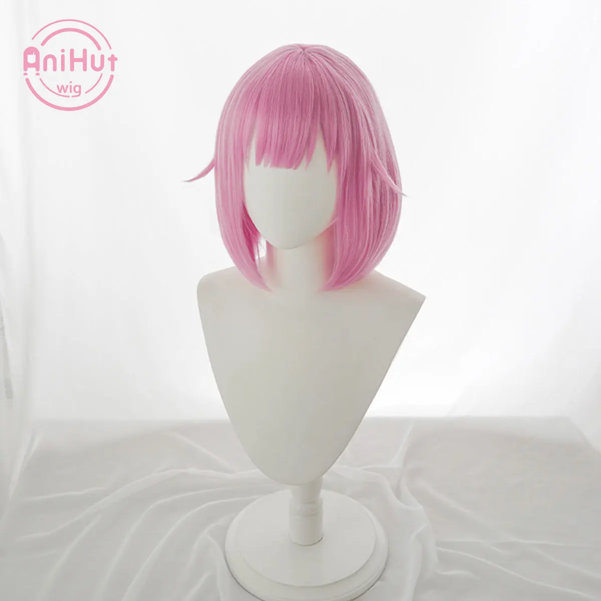 【AniHut】Ootori emu Pink 30cm Cosplay Wig Project SEKAI COLORFUL STAGE! Heat Resistant Synthetic Hair Ootori emu