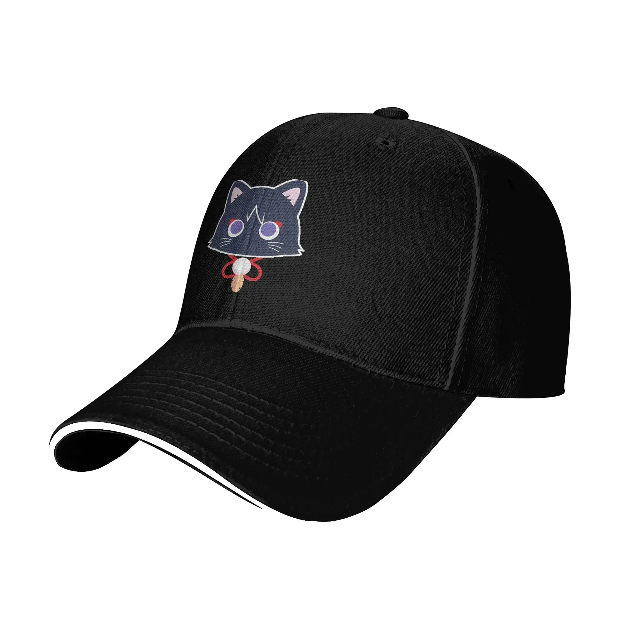 scarameow Wanderer cat Baseball Caps Fashion Genshin Impact Sandwich Caps for Men Women Adjustable Dad Hat Activities