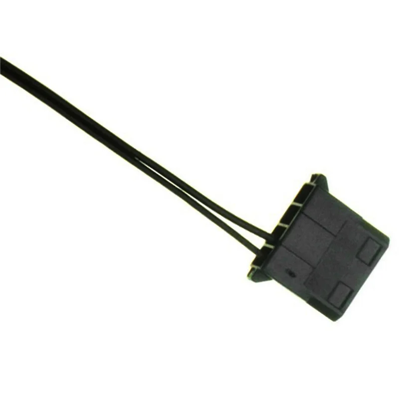 L53A-4個 IDE - 3ピンファン電源ケーブル Molex Dプラグ電源 - 3ピンコネクタ コンピューターPC冷却コンバータケーブル