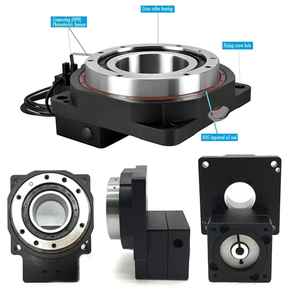 Precision 5th Axis Hollow Flipping Table Indexing Rotary Table Hollow Rotating Platform for Laser Welding,CNC Route,Dispenser