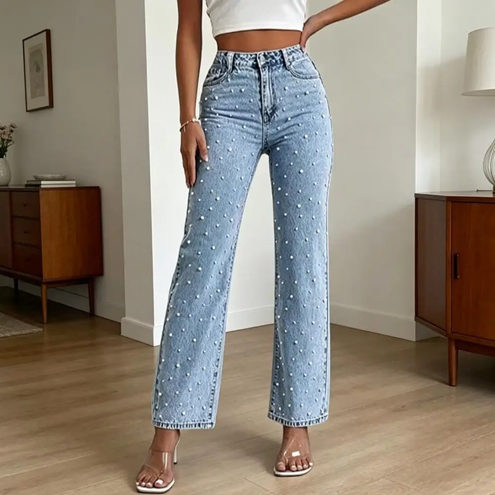 Corecore Aesthetic High Waist Mom Jeans Women 2026 Slim Fit Stretchy Denim Pants Elastic Skinny Zipper fashionable versatile pan