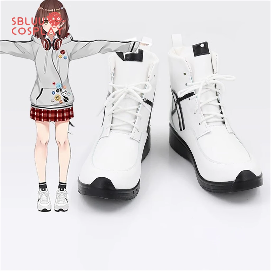 SBluuCosplay Virtual YouTuber Nanami Cosplay Shoes Custom Made Boots
