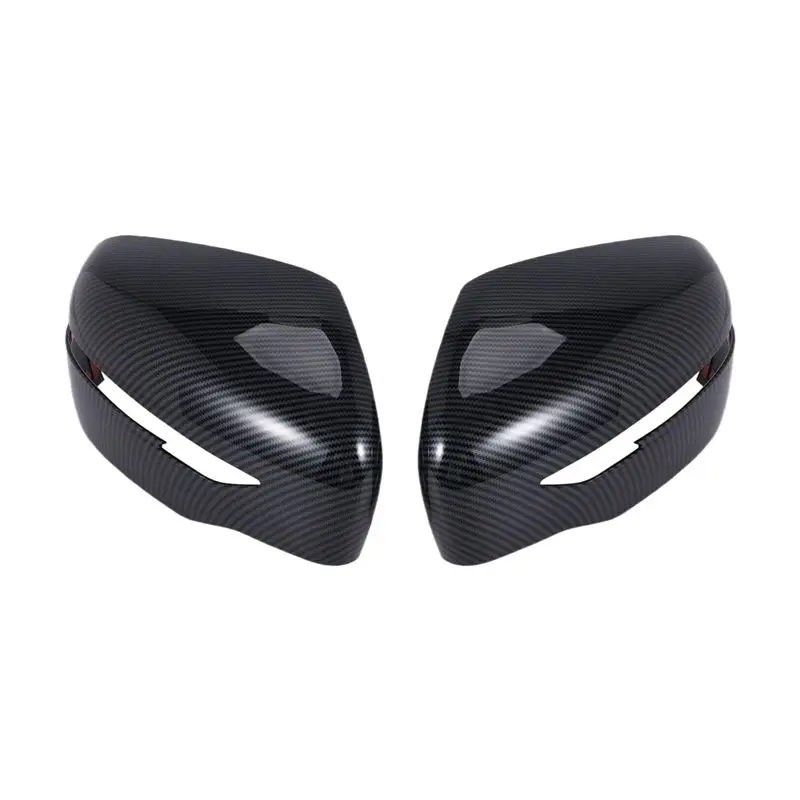 

ABHY-Car Rear View Mirror Cover Side Mirror Cap For Nissan Navara NP300 2019 2020 2021 2022