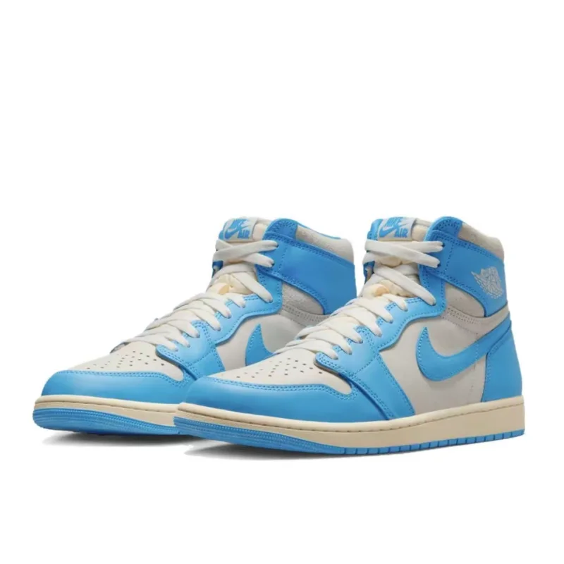 Nike Air Jordan 1 High Cushioned Lightweight Comfort Outdoor Basketball Shoes Men's DZ5485-402 Size 43