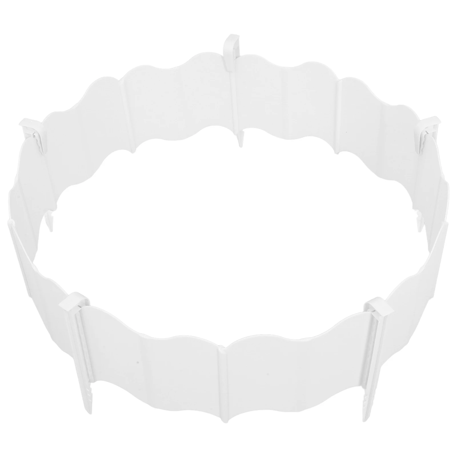 

1 set Garden Fence Border Plastic Lawn Fence Decorative Garden Edging Flower Bed Fencing Outdoor Landscaping Edging Border