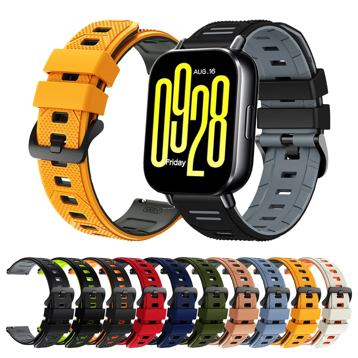 22mm Silikonarmband für Redmi Watch 5 Active Lite Armband Sportband für Xiaomi Watch 5/S4/Color 2 Band Zubehör