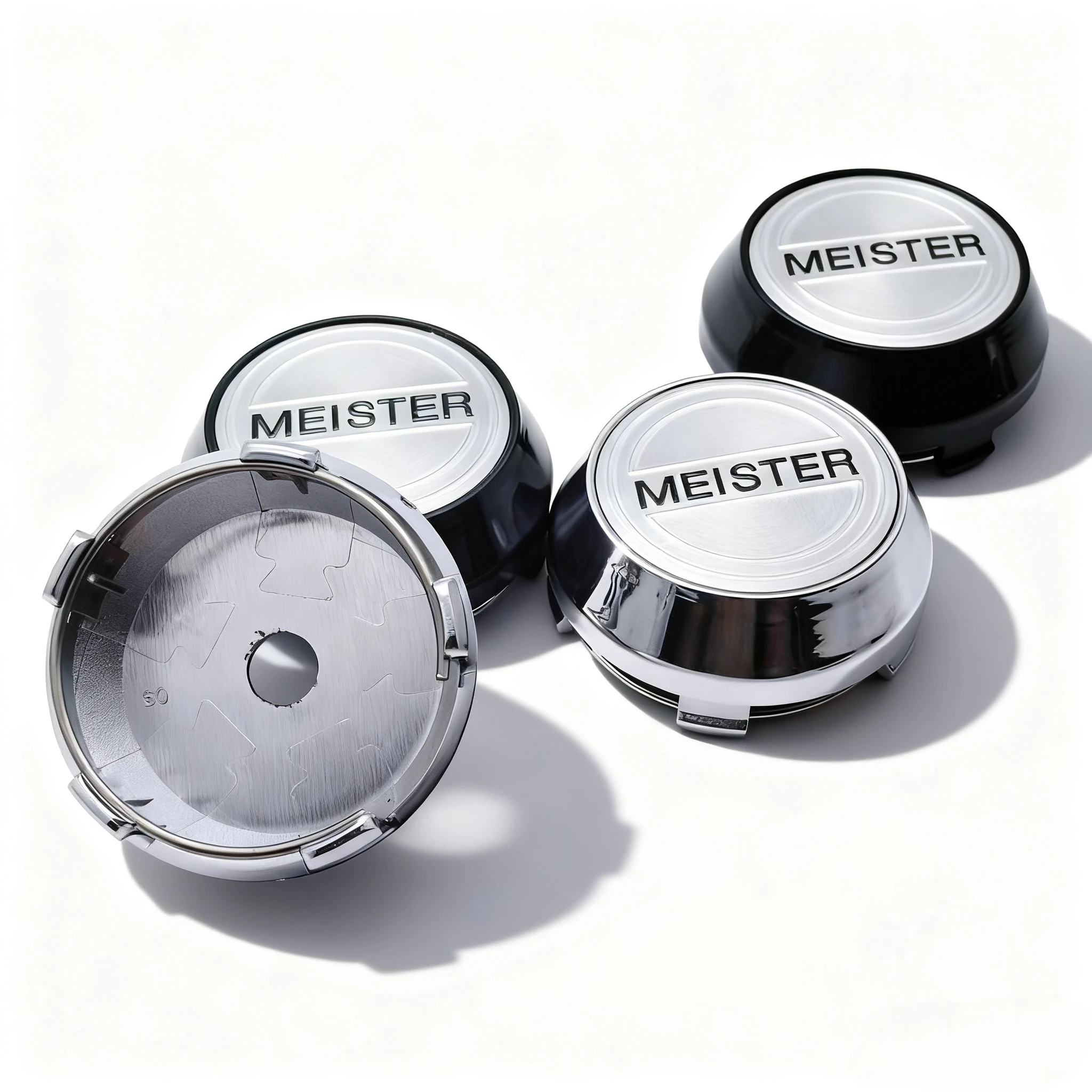 4pcs W Work MEISTER Logo Emblem Car Wheel Center Caps OD 60MM 56MM Wheels Hub High Cap Rim Hubcaps Cover Replace Car Accessories