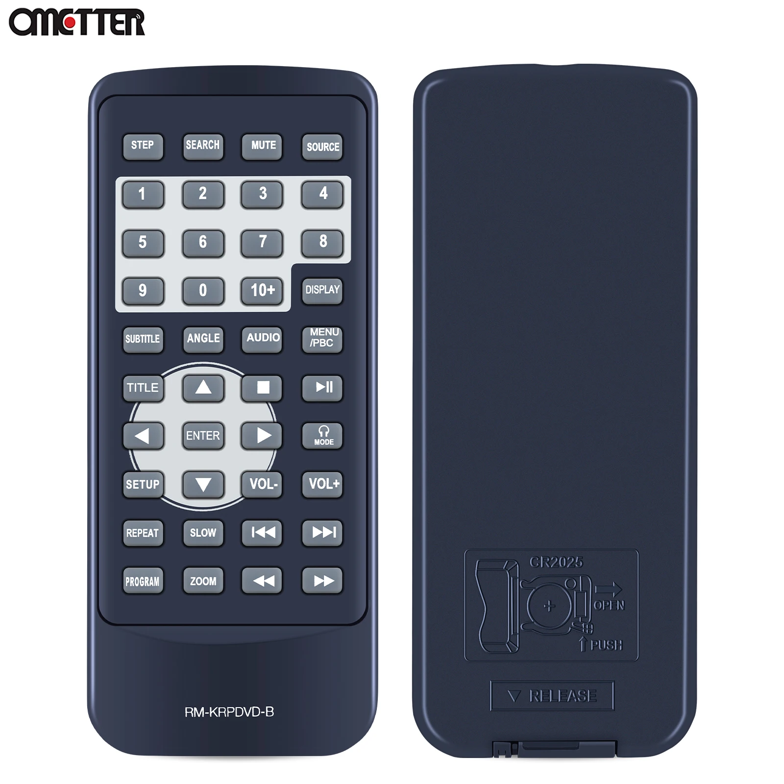 جهاز تحكم عن بعد جديد لمشغل DVD المحمول Koramzi PDVD-DK95 PDVD-1010 RM-KRPDVD-B