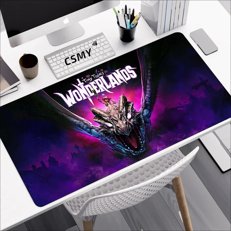 

Xxl Mouse Pad Gaming Mousepad Cartoon Tiny Tina's Wonderlands Keyboard Kawaii Gamer Laptops Carpet Large Desk Accessories Mat Pc