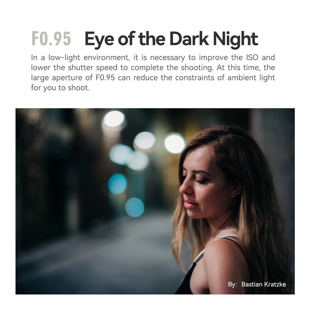 عدسة TTAartisan 50 مللي متر F0.95 كاملة الشهرة للتركيز اليدوي MF لكاميرات Leica M-Mount مثل Leica M M240 M3 M6 M8 M9 M9p M10 مع محول