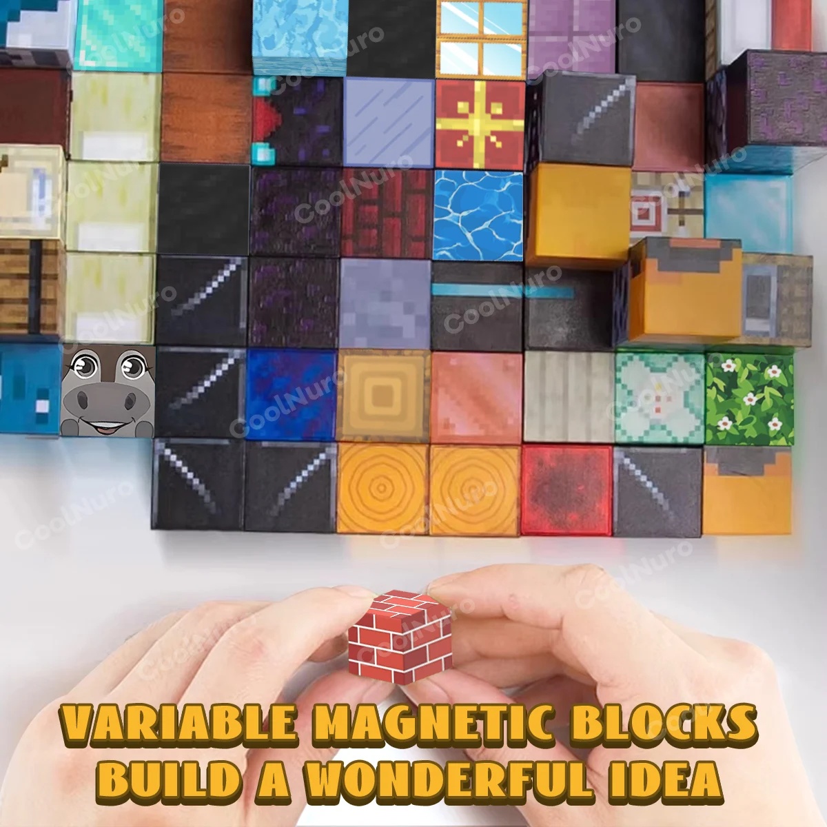 La forêt animale jouet de bloc de construction magnétique convient aux ensembles de jouets de blocs de construction éducatifs pour les adolescents âgés de 3 ans et plus.