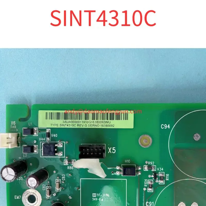 Second-hand SINT4310C ABB510 15KW drive board with module