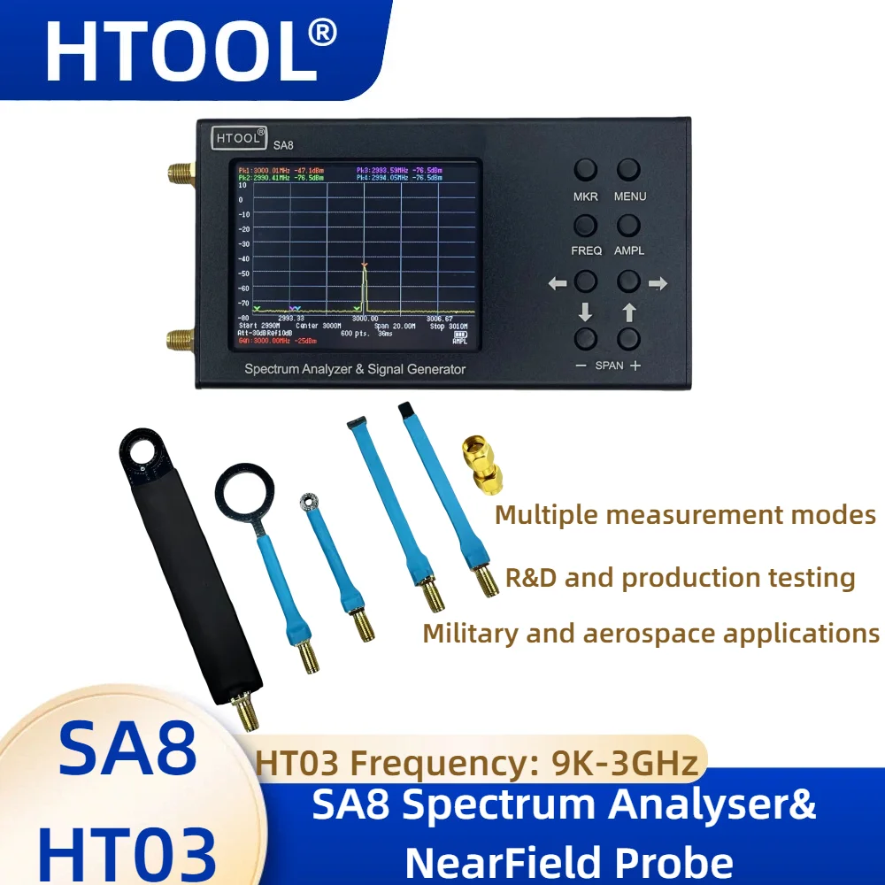 SA8 Spectrum Analyser: El Analizador de Espectro Portátil que Transforma tu Trabajo en Electrónica y Telecomunicaciones