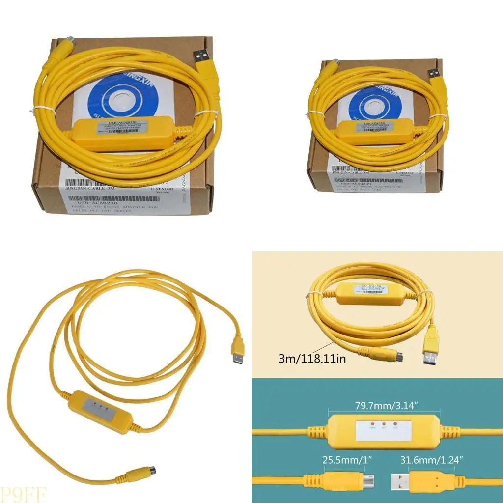 

CS1W PLC Programming Cable for Delta USB-DVP EX EH EC Series Download Cable