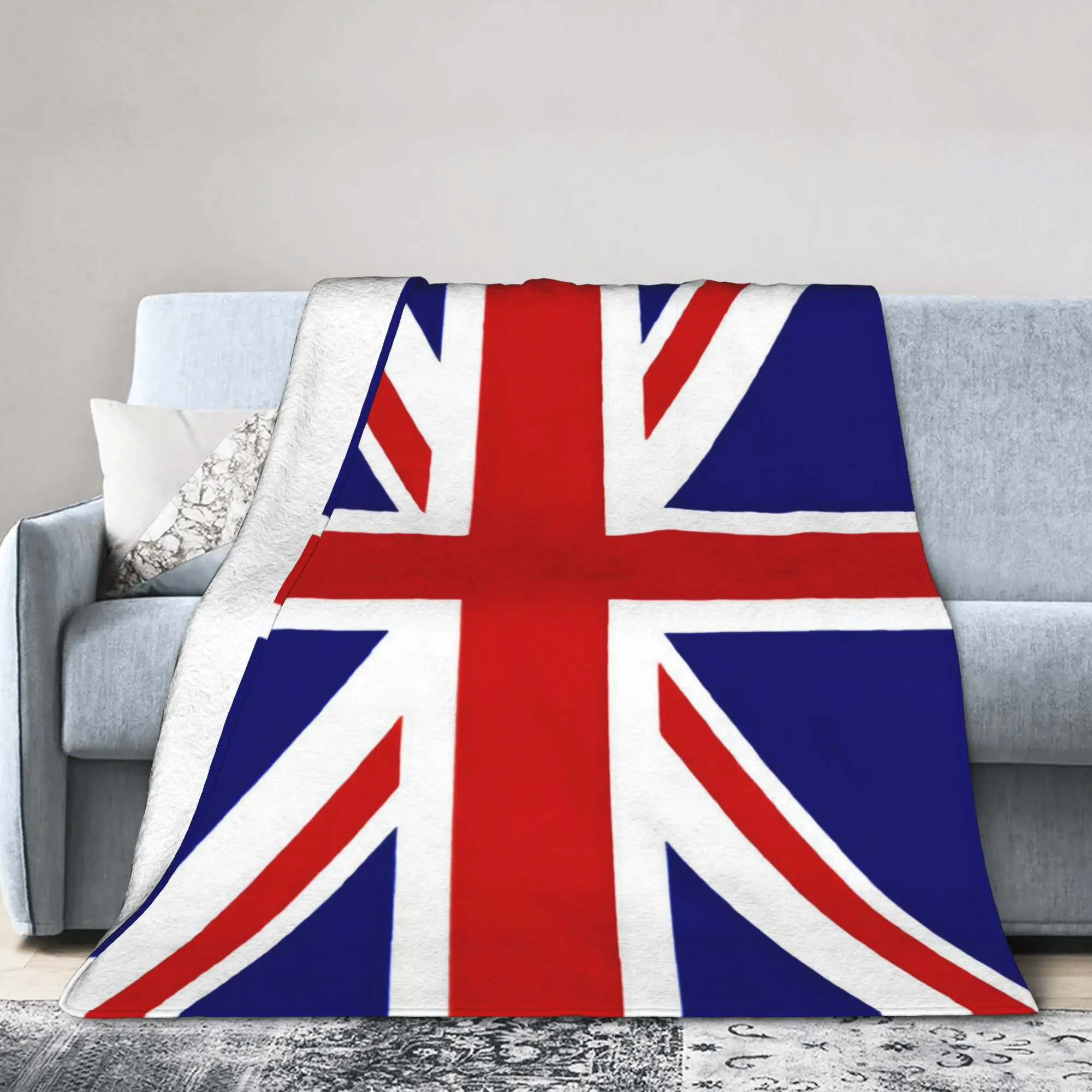 FLAG Flannel Blanket Soft Throw Blanket Art for Home Decor Bedroom Bed Sofa Picnic Cover Kids Gifts