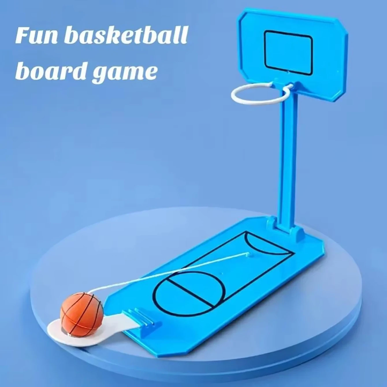 1pc Children Interactive Educational Toy Creative Desktop Basketball Game Machine, Mini Basketball Hoop Toy, Indoor Leisure Toy
