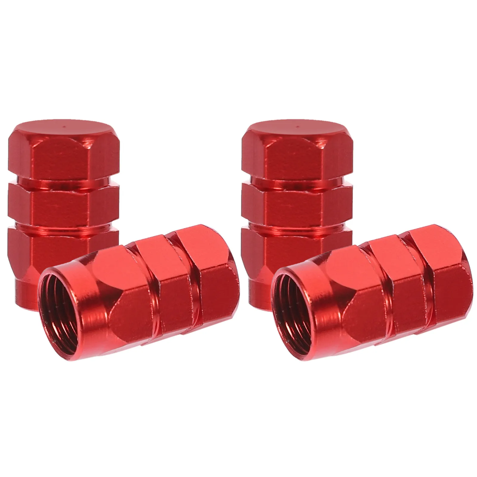 

4Pcs Aluminum Alloy Auto Tyre Caps Fits Most Vehicles Cars Trucks Pickups Protect Valve Cores from Dirt Leakage Water Corrosion