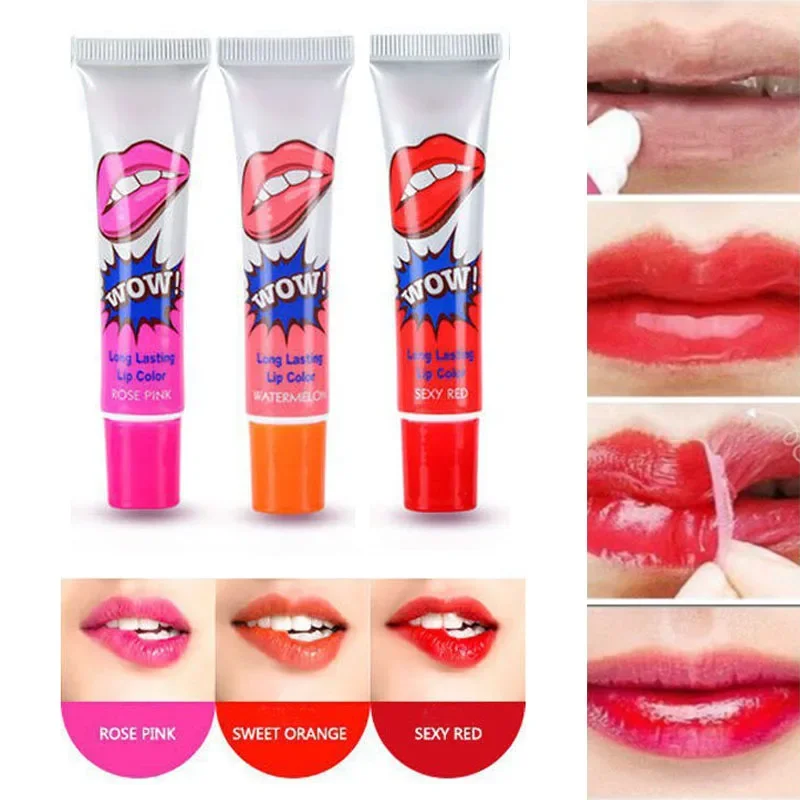 Romantic Bear Hot Selling Waterproof Lipstick Famous Brand Beauty Red Wow Makeup Matte Lip Gloss Impermeavel lip gloss Cosmetics