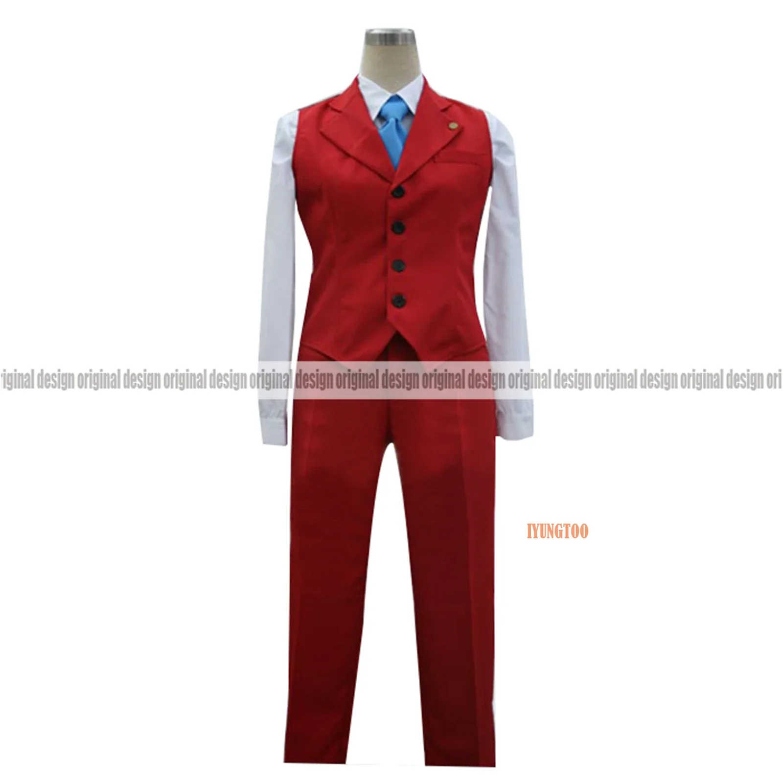 Ace Attorney  Clothing Cosplay Costume,Customized Accepted