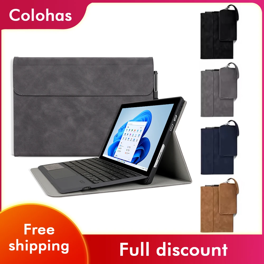 

PU Leather Case for Microsoft Surface Pro 9 Tablet Case Pro 8 13 Inch TPU Soft Cover for Pro X 4 5 6 7 7+ For Surface go 1 2 3