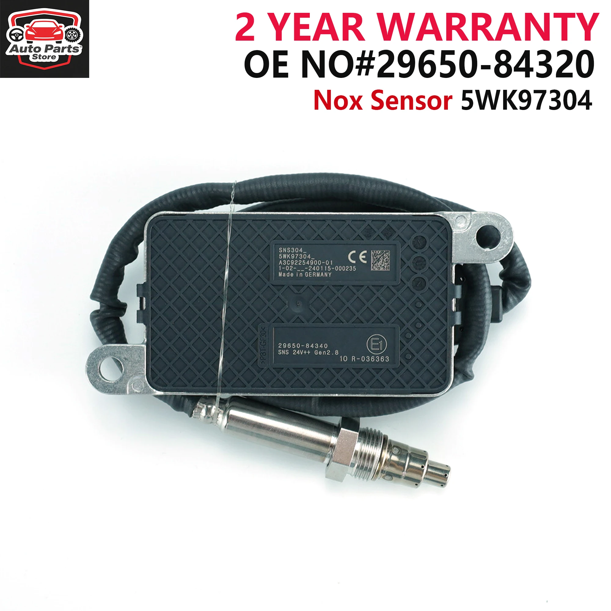 

29650-84340 5WK97304 5WK9 7304 29650 84340 New Nitrogen Oxide Sensor For HYUNDAI Spare Parts