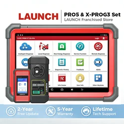 LAUNCH X431 PRO5 & X-PROG3 Key Programming Tool Set PRO 5 Smartlink Car Diagnstic Tool All Key Lost IMMO Immobilizer Scanner