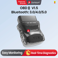 Junsun Auto Scanner mini ELM327 Bluetooth OBD2 Adapter Car Diagnostic Tool Scan Tool For Android /IOS DVD Car Accessories