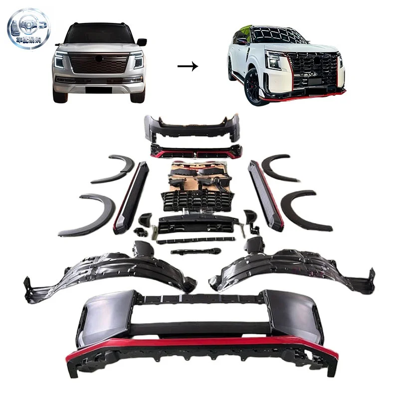 NSM Style PP Car Body Kit for Nissan Patrol Y63 2025+ Armada Upgrade Bumper Lip Fender Flare Conversion Kits