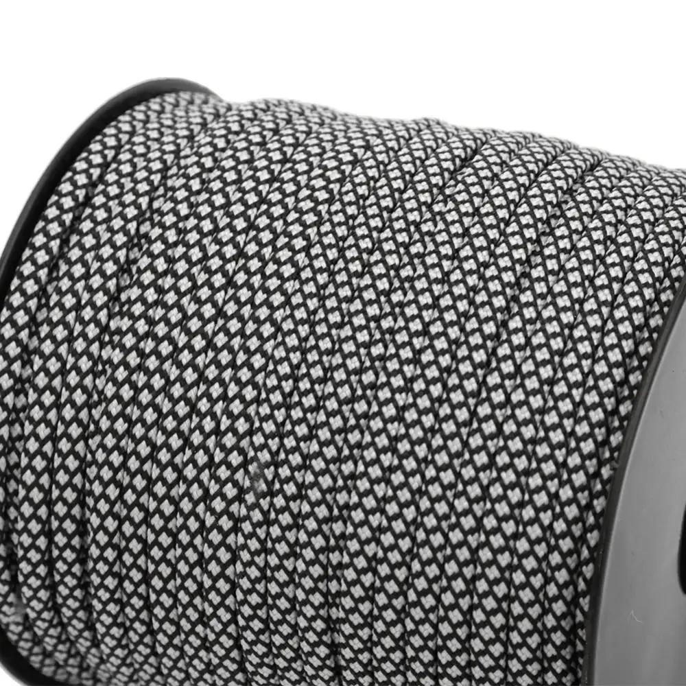 باراكورد بوليستر متين 7 خيوط أساسية مقاومة للأشعة فوق البنفسجية سلك باراشوت 4 مم سلك مضفر سميك للتخييم