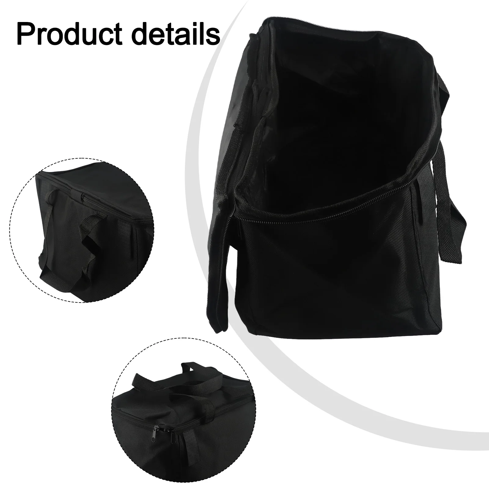 Removable Nylon Inner Bag For Bike Front Basket Waterproof Spill-Resistant Liner 33x19x21cm Storage Pouch For Cycling