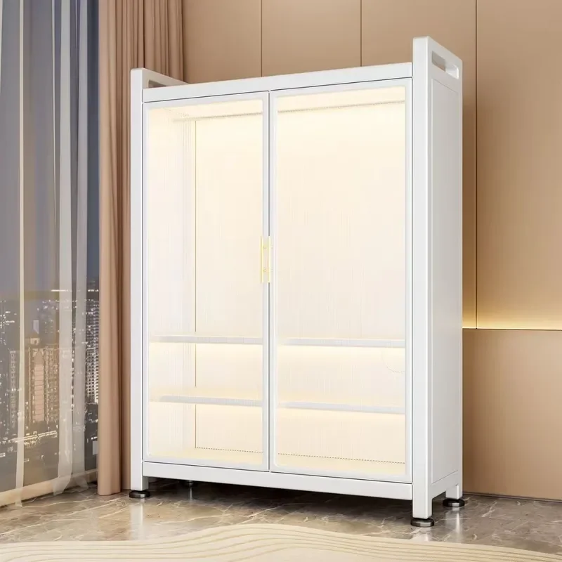 Opposite Door Steel Wardrobe Bedroom Household Extra Thick Fully Enclosed Stable Durable Storage Multi Functional Clothes