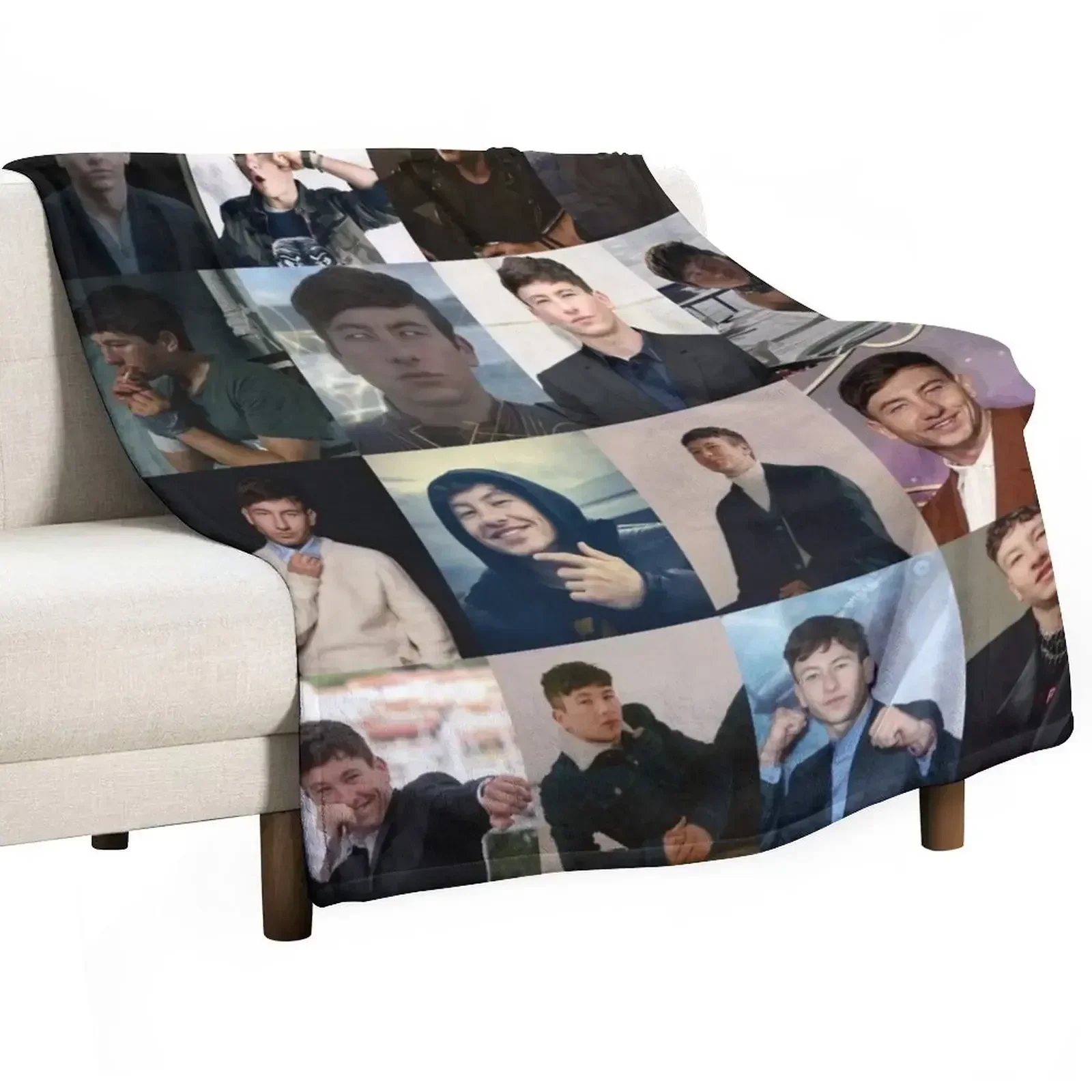 

Barry Keoghan Throw Blanket Thermals For Travel Flannel Fabric Blankets