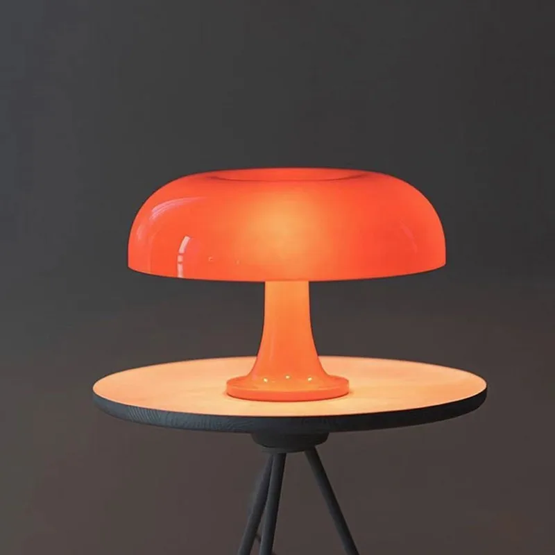 

Ins Nordic Design Mushroom Table Lamp Home Decoration Modern Minimalist Night Light Bedroom Living Room LED Desk Lights Fixture