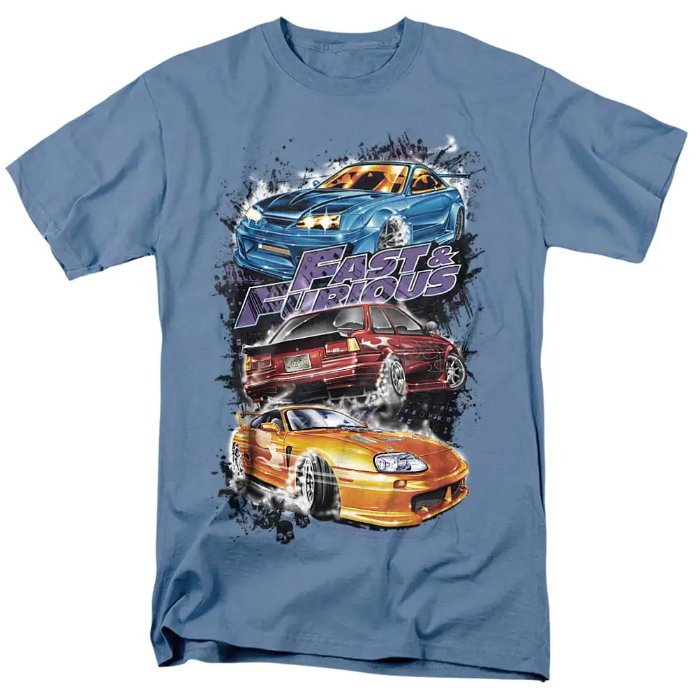 The Fast and The Furious Printed Cotton T-Shirts Men Women Streetwear Short Sleeve T Shirt Harajuku Unisex Tees Tops Clothing