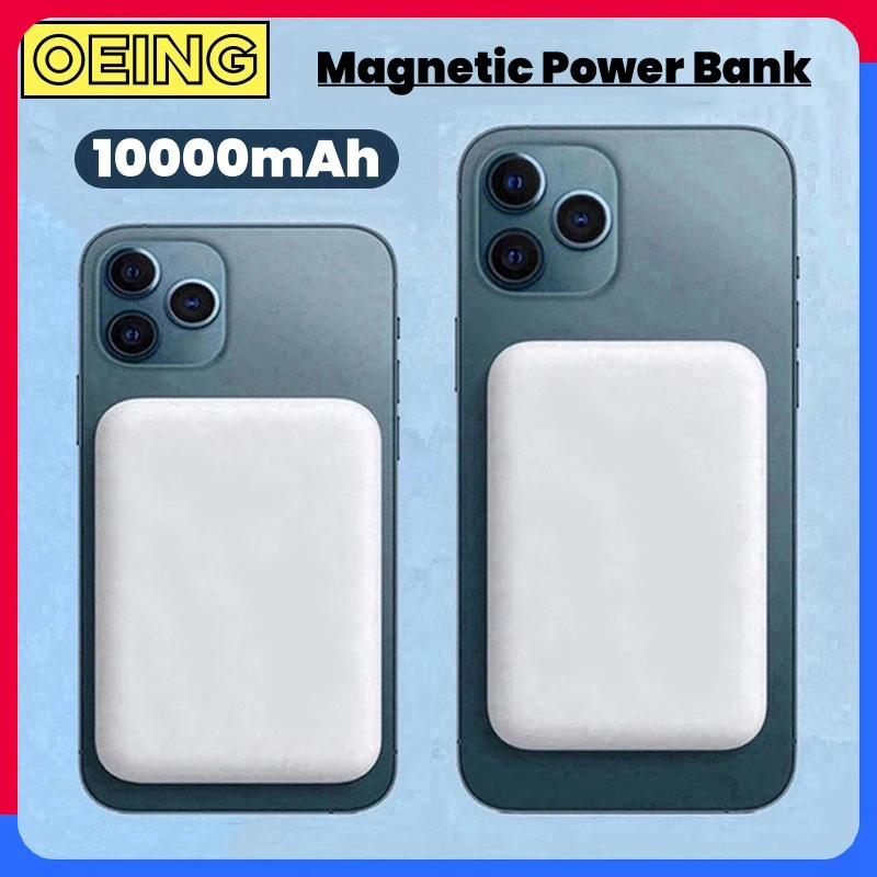 

Magnetic Wireless Power Bank For Apple Magsafe Powerbank Portable Charger Original External Battery For iPhone 12 13 14 15 16 17