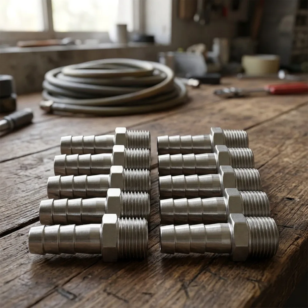 Barb Fittings NPT Hose Connector Liquid Transfer Performance for versatile Plumbing Connectors For Plumbing Applications