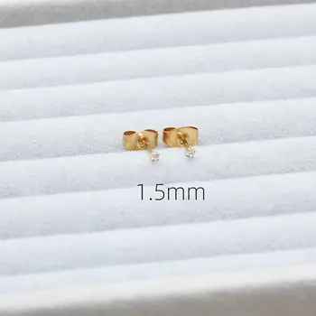 8 最佳銷售 2毫米耳環 - №1