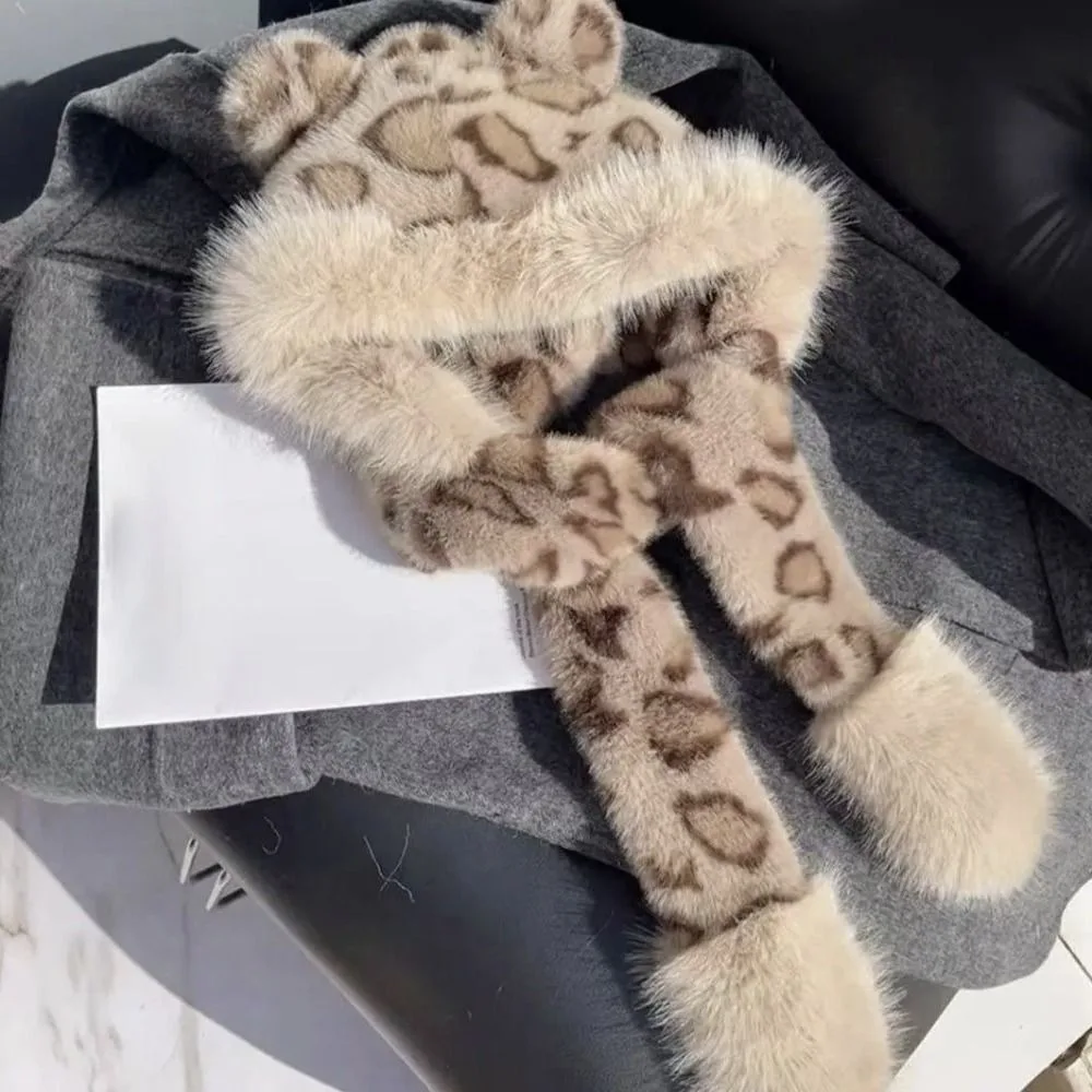 cute-2-in-1-leopard-print-hooded-scarf-keep-warm-ear-protection-winter-hat-scarf-windproof-faux-fur-scarf-for-women