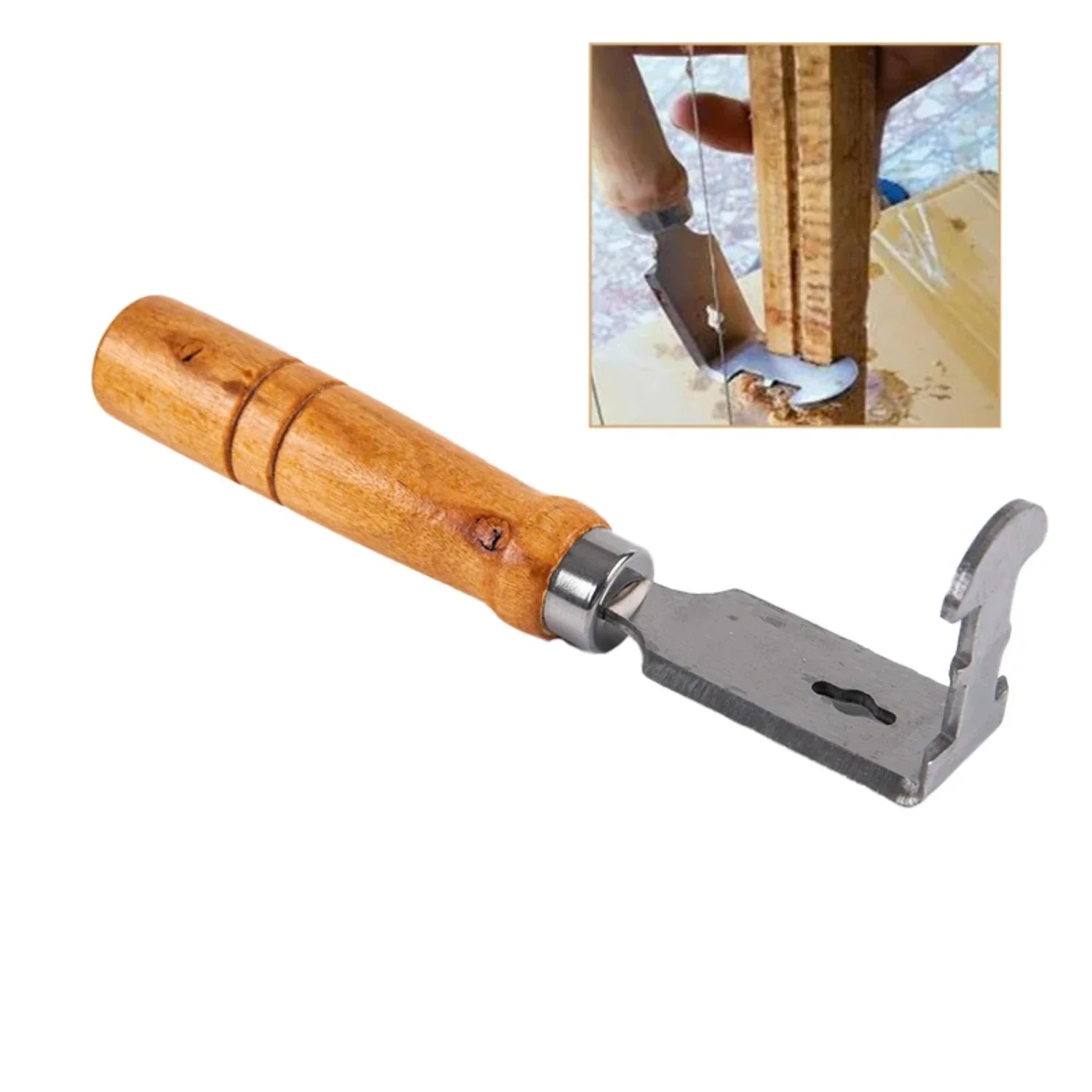 High-Quality Stainless Steel Bee Hive Tool for Easy Honey Extraction - Essential Beekeeper's Kit Includes Scraper, Frame Lifter,