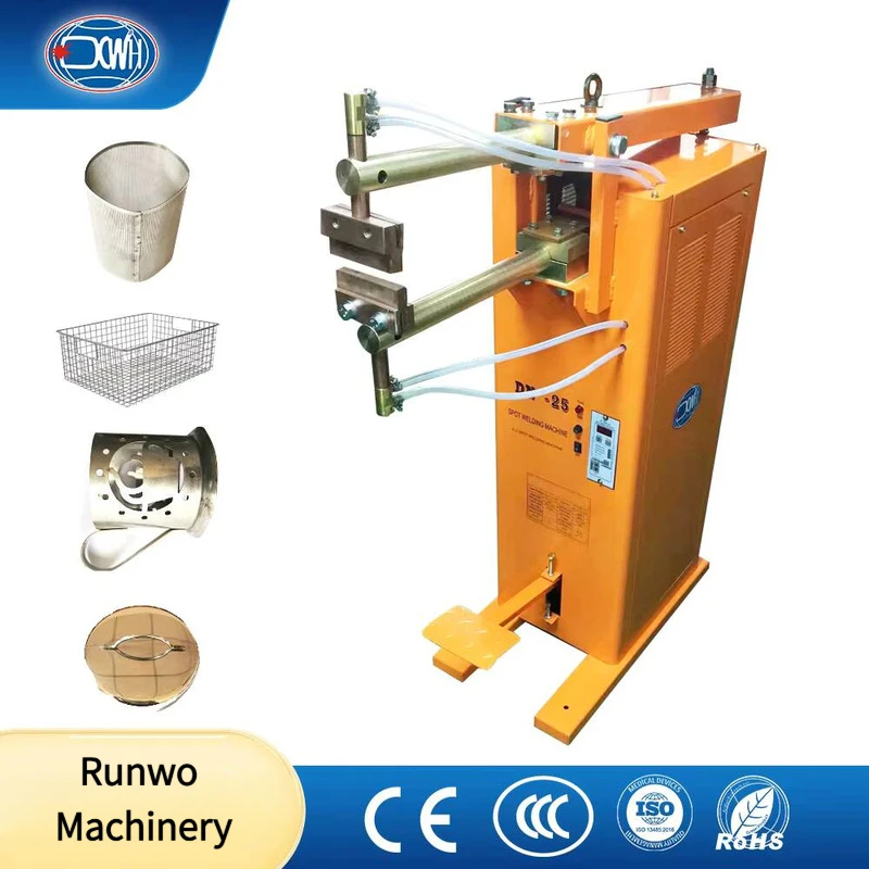 New Adjustable Time Good Repeatability Easy Operation Maintenance Lightweight Pedal Type Resistance Spot Welding Machine