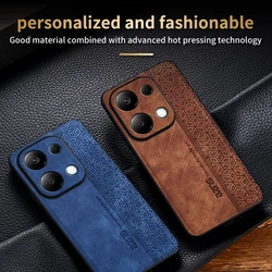 For Xiaomi Redmi Note 13 Pro 4G Чехол для Back Cover Skin Feel Shockproof Leather Phone Case For Redmi Note 13 Pro 4G Coque Capa