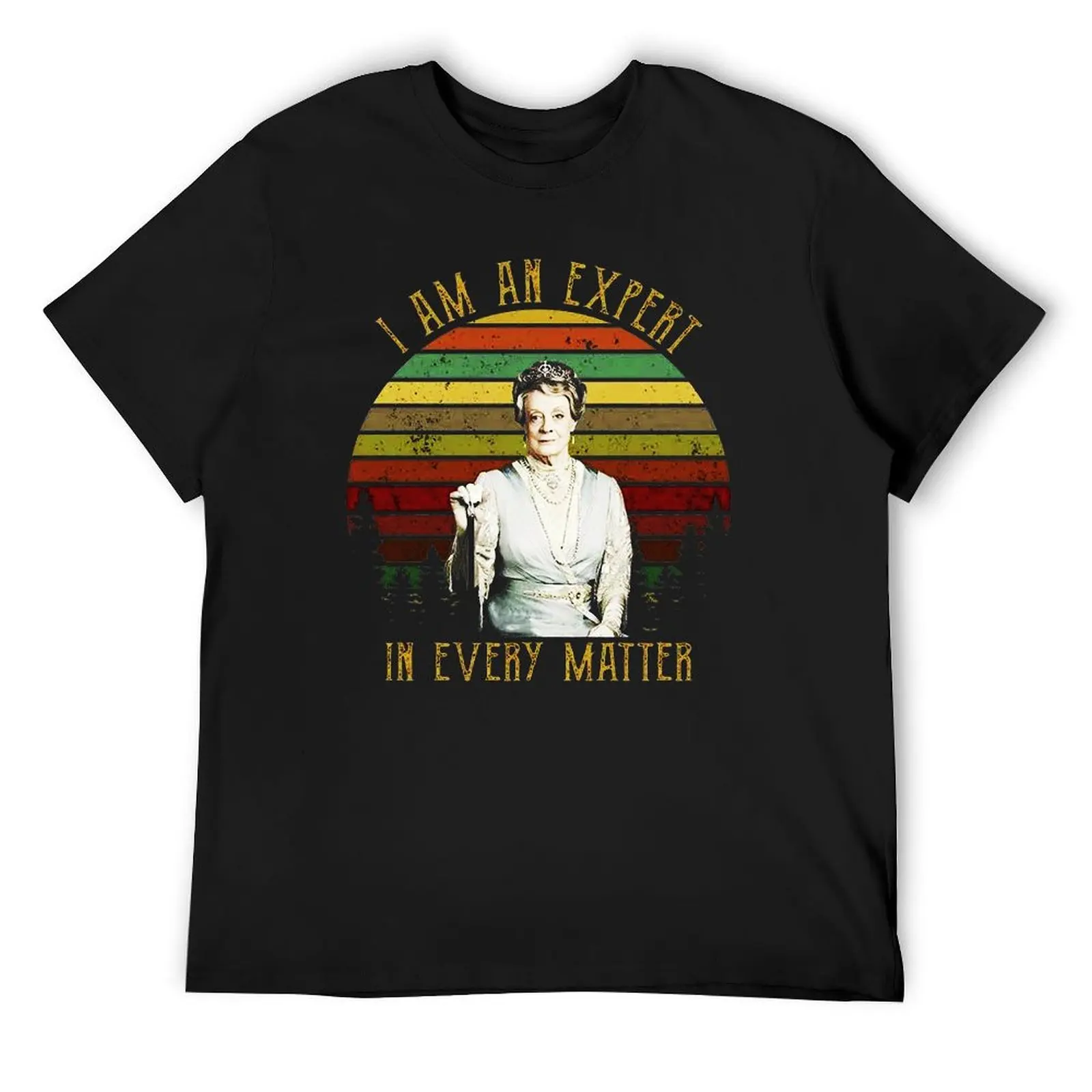 I am an expert in every matter Downton Abbey, design T-Shirt hippie clothes essential t shirt graphic shirts t shirts for men