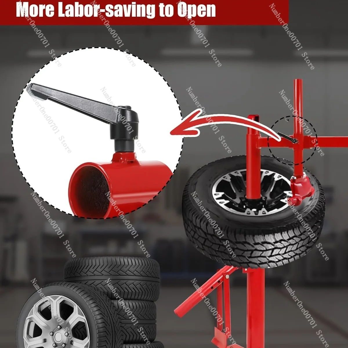

Manual Tire Changing Duck Head Adapter Kit with Duck Head Tire Changer