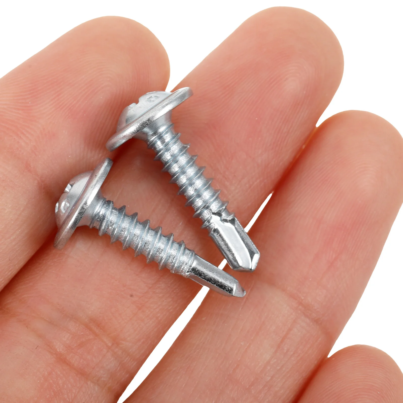 

100pcs Self Drilling Screws Flat Head Carbon Steel Self Tapping Screws For Metal Wood Fixing Sheet Small Screw Accessory