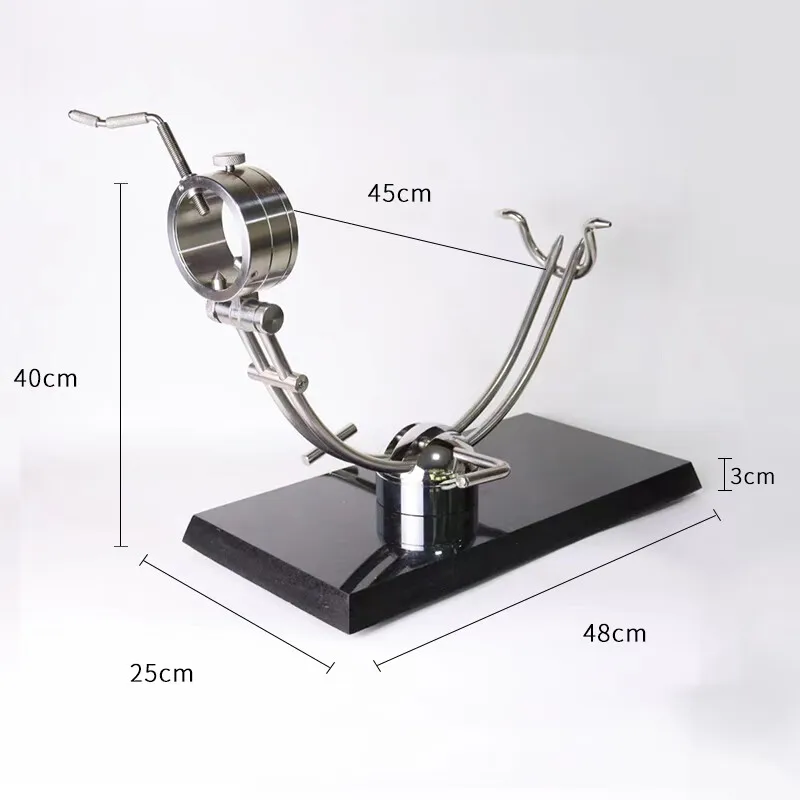 Espana Spain Spanish 5J Ham Holder Rack Stand Display Shelf Stainless Steel High Quality Marble 360 Degree Rotation Tool Gift