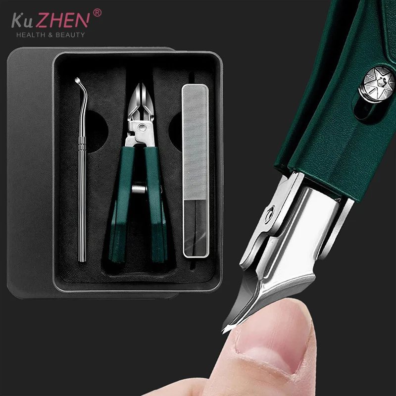 Tagliaunghie antispruzzo Tagliaunghie per unghie incarnite in acciaio inossidabile Pinze diagonali Tagliaunghie per uso domestico Strumenti per manicure