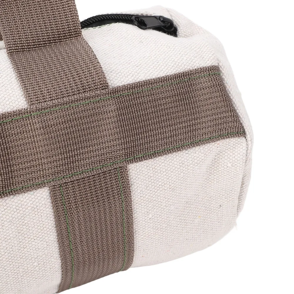Heavy Duty Tool Tote Bag Large Capacity Canvas Tool Organizer Portable 15 inch/19 inch Grill Utensil Storage