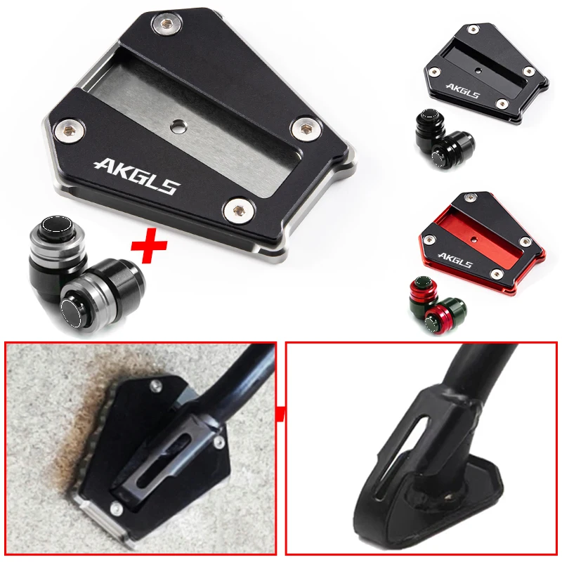 

For Benelli TRK502X TRK 502 X 502X 2017-2019 2020 2021 2022 Motorcycle Parts Side Bracket Extension Plate and Tire Valve Cap